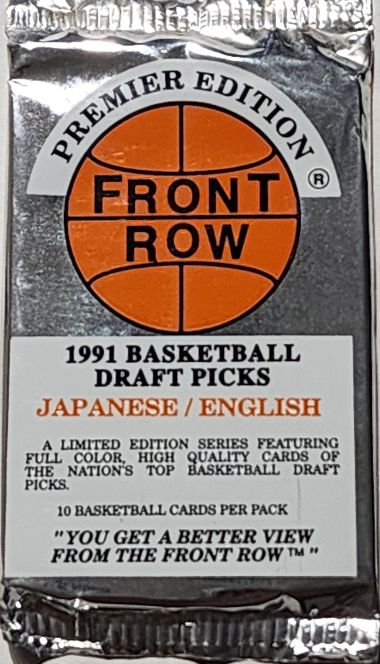 1991 Front Row Japanese Basketball Pack